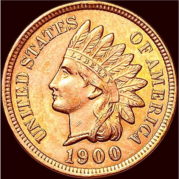 1900 Red Indian Head Cent CHOICE BU