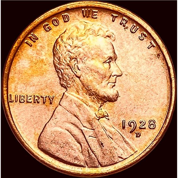 1928-D Red Lincoln Wheat Cent UNCIRCULATED