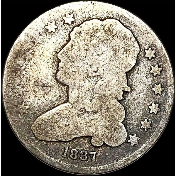 1837 Capped Bust Quarter NICELY CIRCULATED