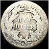 Image 2 : 1863-S Seated Liberty Dime NICELY CIRCULATED