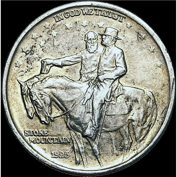 1925 Silver Stone Mountain Half Dollar GEM BU