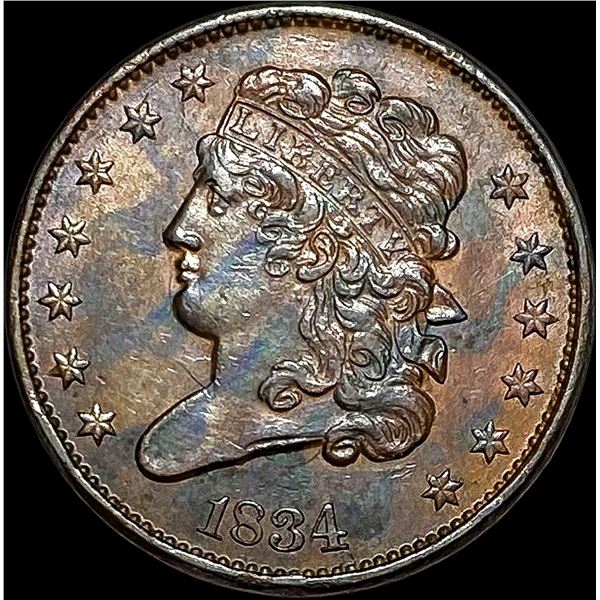 1834 Classic Head Half Cent UNCIRCULATED