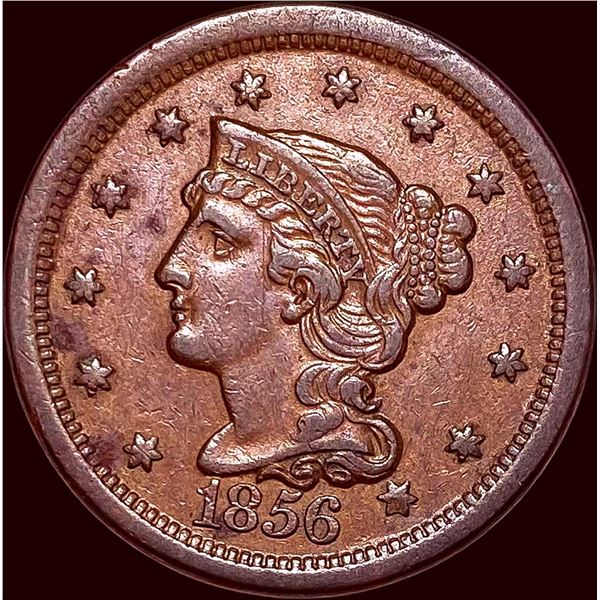 1856 Braided Hair Large Cent CHOICE AU