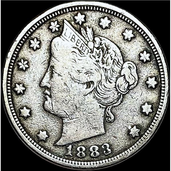 1883 Liberty Head Nickel w/Cents LIGHTLY CIRCULATED