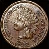 Image 1 : 1869 Indian Head Cent NEARLY UNCIRCULATED