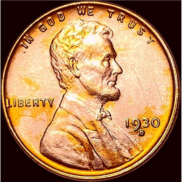 1930-D Red Lincoln Wheat Cent UNCIRCULATED