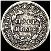Image 2 : 1858 Seated Liberty Half Dime NEARLY UNCIRCULATED