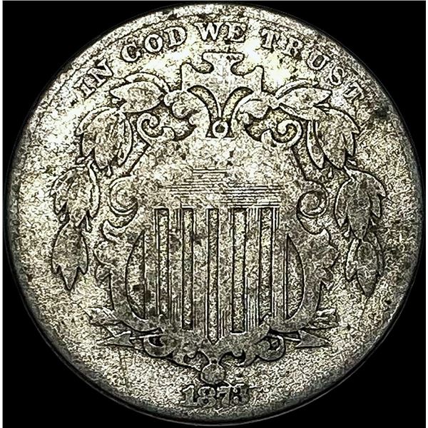 1873 Shield Nickel NICELY CIRCULATED