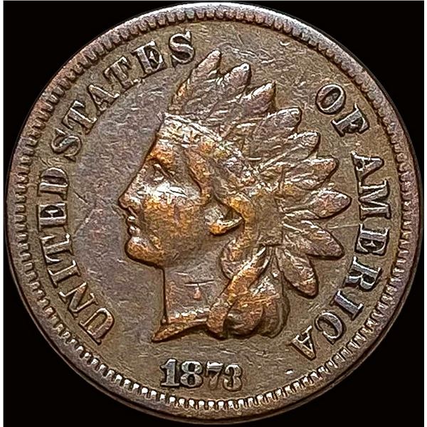 1873 Indian Head Cent LIGHTLY CIRCULATED