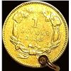 Image 2 : 1855 Gold $1 Indian Head Type 2 HIGH GRADE