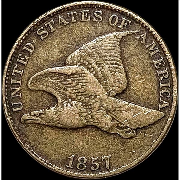 1857 Flying Eagle Cent LIGHTLY CIRCULATED