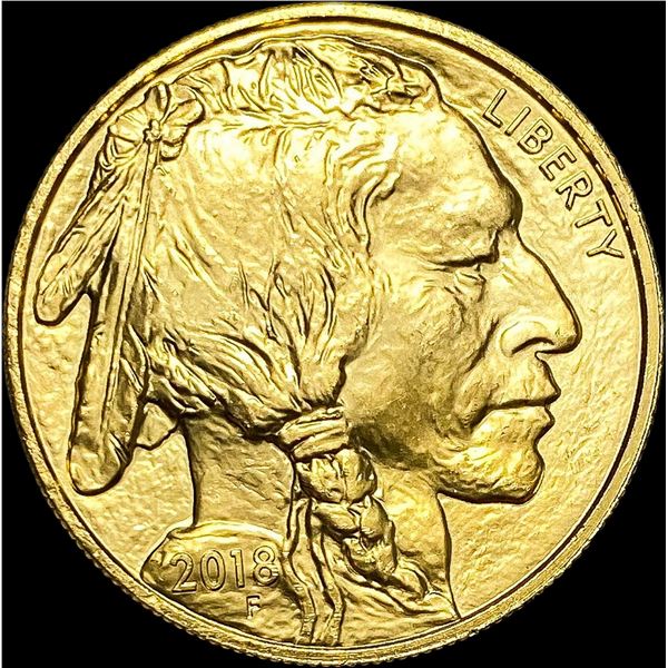 2018 1oz Gold American Buffalo $50 SUPERB GEM BU