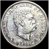 Image 1 : 1883 Silver 1/4 Dollar Hawaii CLOSELY UNCIRCULATED