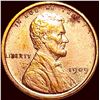Image 1 : 1909 VDB Red Lincoln Wheat Cent CHOICE BU