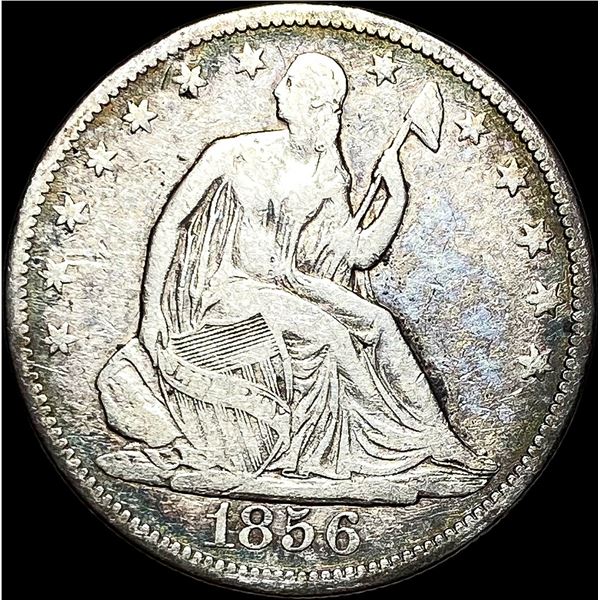 1856 Seated Liberty Half Dollar LIGHTLY CIRCULATED