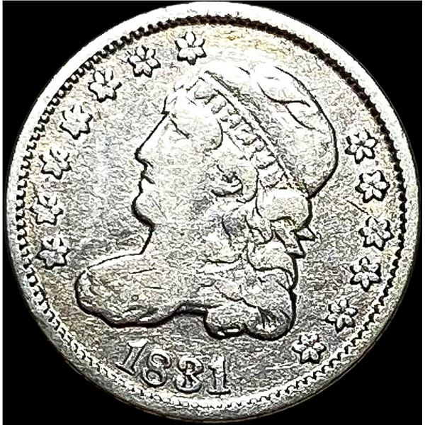 1831 Capped Bust Half Dime NEARLY UNCIRCULATED