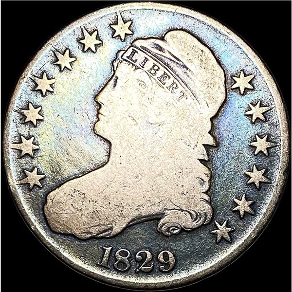 1829 Capped Bust Half Dollar NICELY CIRCULATED