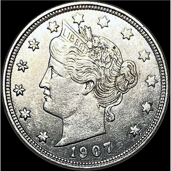 1907 Liberty Head Nickel CLOSELY UNCIRCULATED