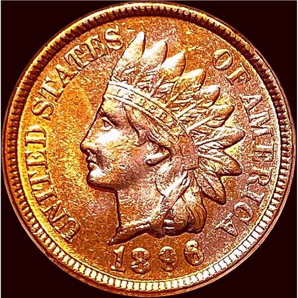 1896 Red Indian Head Cent CHOICE BU