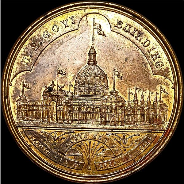 1893 World's Columbian Exposition Medal HIGH GRADE