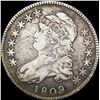 Image 1 : 1809 Capped Bust Half Dollar NICELY CIRCULATED