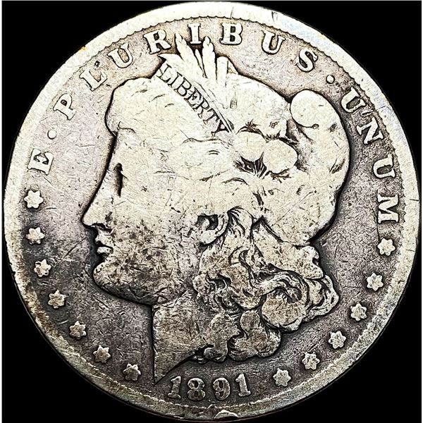 1891-CC Silver Morgan Dollar NICELY CIRCULATED