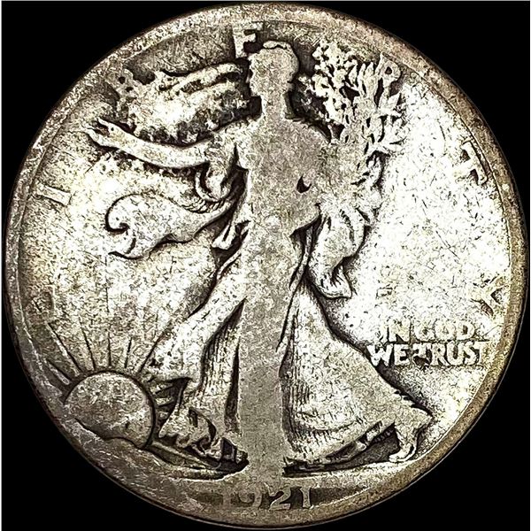 1921-S Walking Liberty Half Dollar NICELY CIRCULATED