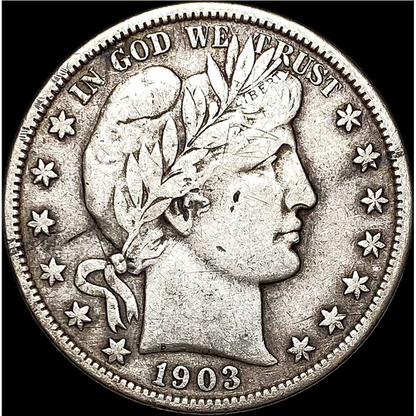 1903-S Barber Half Dollar NEARLY UNCIRCULATED