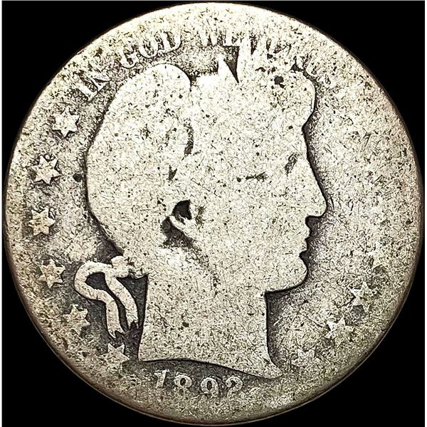 1892-O  Barber Half Dollar NICELY CIRCULATED
