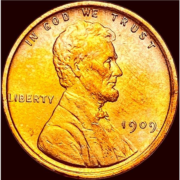 1909 Red Lincoln Wheat Cent CHOICE BU