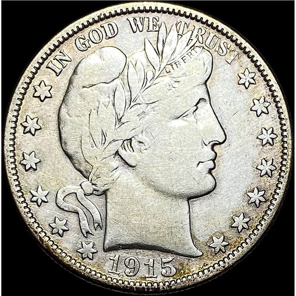 1915-D Barber Half Dollar LIGHTLY CIRCULATED