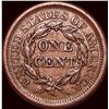 Image 2 : 1855 Braided Hair Large Cent CLOSELY UNCIRCULATED