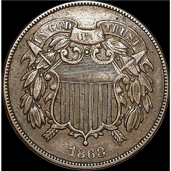1868 Two-Cent Piece CLOSELY UNCIRCULATED
