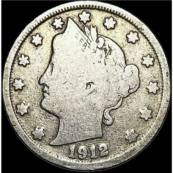 1912-S Liberty Head Nickel NICELY CIRCULATED