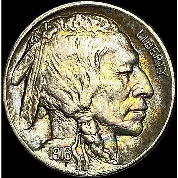 1916-D Toned Buffalo Nickel UNCIRCULATED
