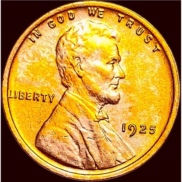 1925 Red Lincoln Wheat Cent CHOICE BU