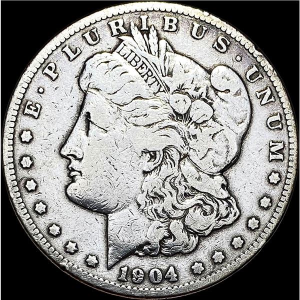 1904-S Silver Morgan Dollar LIGHTLY CIRCULATED
