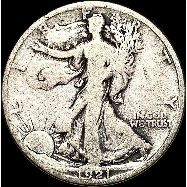 1921-S Walking Liberty Half Dollar NICELY CIRCULATED