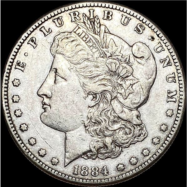 1884-S Silver Morgan Dollar CLOSELY UNCIRCULATED