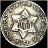 Image 1 : 1851 Silver Three-Cent Piece LIGHTLY CIRCULATED