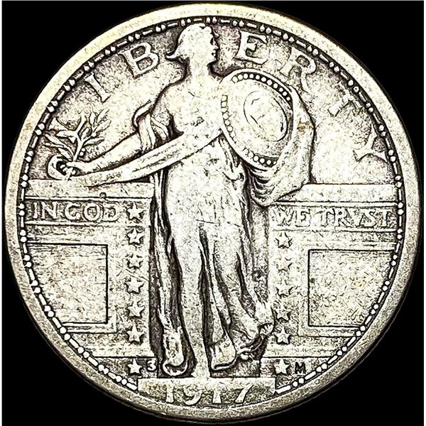 1917-S Type 1 Standing Liberty Quarter LIGHTLY CIRCULATED