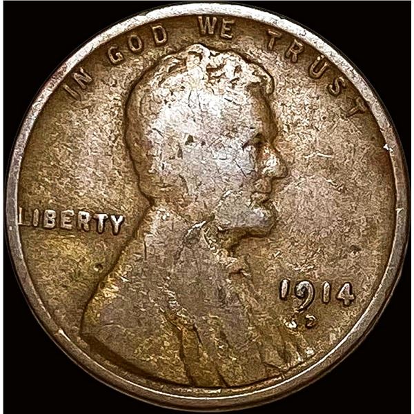 1914-D Lincoln Wheat Cent NICELY CIRCULATED