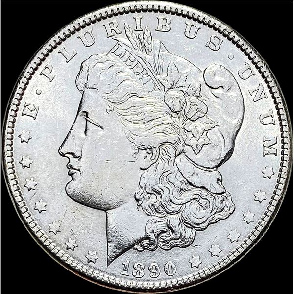 1890 Morgan Silver Dollar CLOSELY UNCIRCULATED