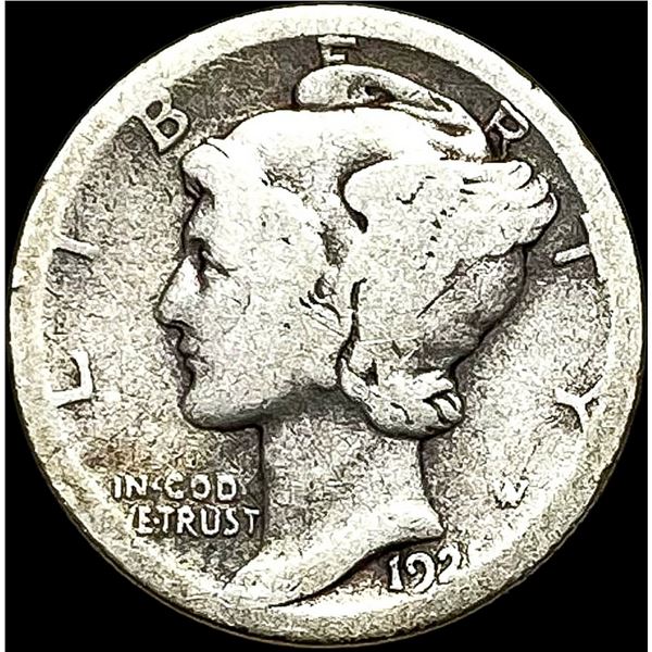 1921-D Silver Mercury Dime NICELY CIRCULATED
