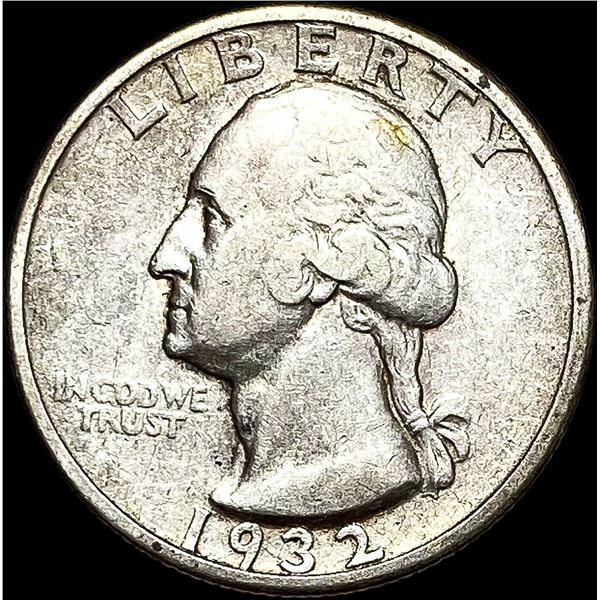 1932-S Silver Washington Quarter NEARLY UNCIRCULATED
