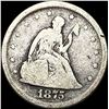 Image 1 : 1875-S Seated Liberty Quarter NICELY CIRCULATED