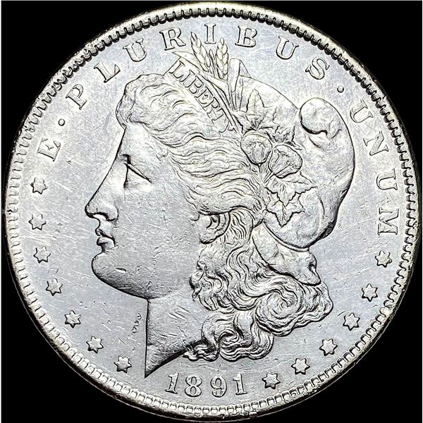 1891-s Silver Morgan Dollar CLOSELY UNCIRCULATED