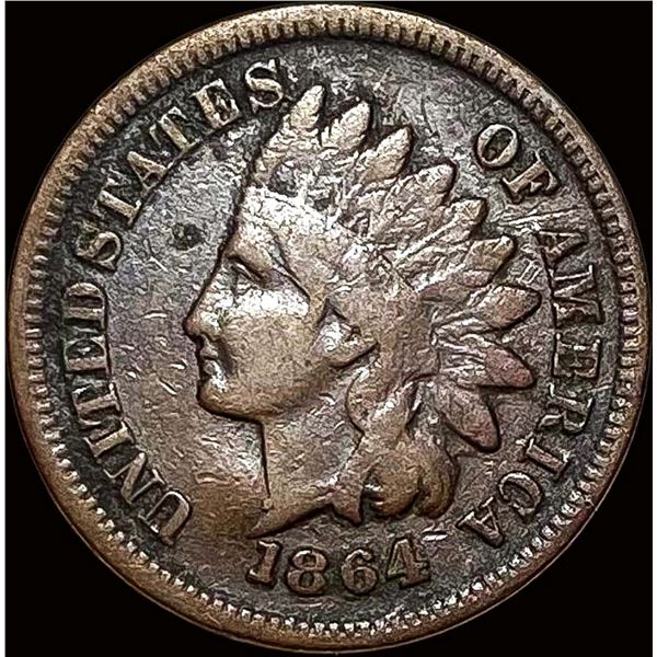 1864-L Bronze Indian Head Cent NICELY CIRCULATED