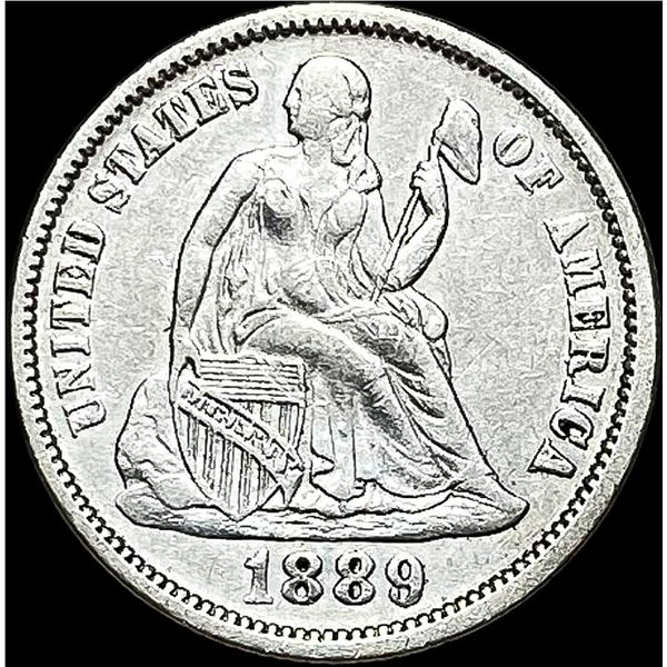 1889 Seated Liberty Dime CLOSELY UNCIRCULATED