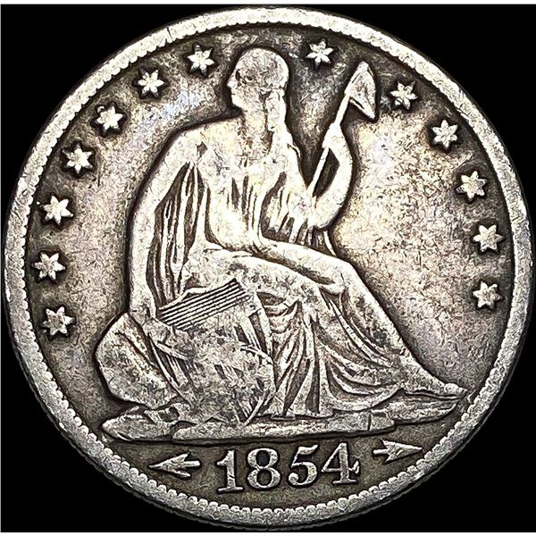 1854-O Seated Liberty Half Dollar NICELY CIRCULATED